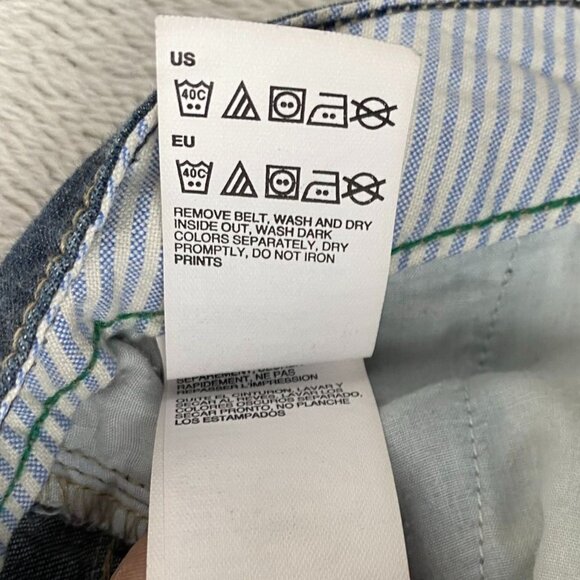 Tommy Hilfiger Woman's Denim Trouser Jeans Size 8 Straight-Leg Blue Cotton Blend - Picture 8 of 16